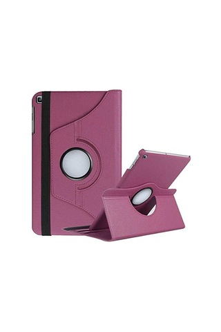 Aksesuarcim A7 Lite Sm-t220 T225 T227 İle Uyumlu Kılıfı Suni Deri 2 Farklı Stand Olabilen Darbe Korumalı 360 Dönebilen Tablet Kılıfı Mor Sku: Zeusb0fhhwlz6s Arka Kapak