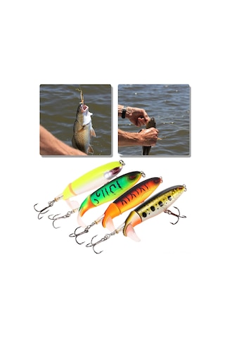 Maiyame 13g 10cm Turuncu Kaplan Desenli Plastik Spinner Kuyruklu Üstü Suya Yatan Pencil Yem, Parlak Renkli 3b Gözlü, Keskin Treble İğneli Balık Yemi