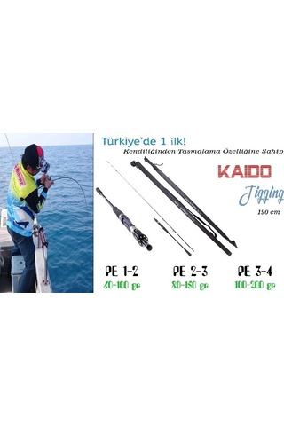 Kaido Slow Jig Kamışı 190 Cm 100-200gr Pe 3-4 Tetiksiz 1