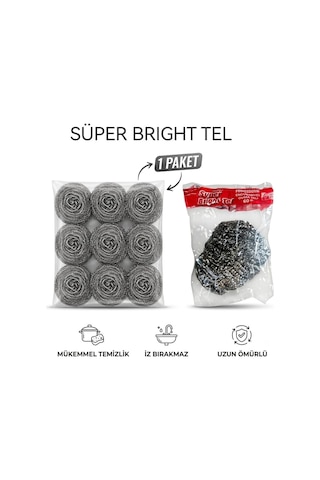 Ratex Super Bright Bulaşık Teli 1 Paket 25 Adet