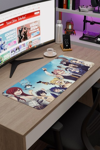 Fairy Tail Anime V4 - 70x30 Xl Gaming Kauçuk Kaymaz Taban Mouse Pad Fare Altlığı