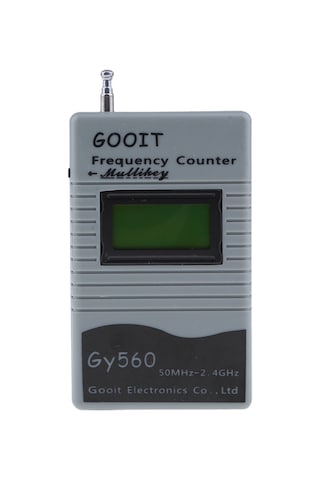 Gy-560 Taşınabilir El Tipi Interkom Frekans Ölçer Sayacı Dcs Radyo Sinyal Frekans Test Cihazı - Gri