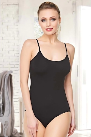 Belinay Kadın 3'lü İp Askılı Çıtçıtlı Body - 0860 Karışık Renk