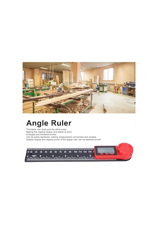 Youmex Dijital Açı Ve Uzunluk Ölçer 360 - Abs Gövde, Keskin Okuma, Kolay Kilitleme, Ev-diy, Ahşapçılık, Dekorasyon Araçları