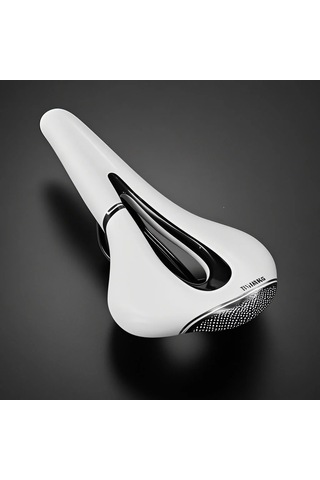 Geeroyoo West Bıkıng Ergonomik Bisiklet Sele - Yol Ve Dağ Bisikletleri İçin Konforlu, Havadar Ve Esnek Tasarım Beyaz