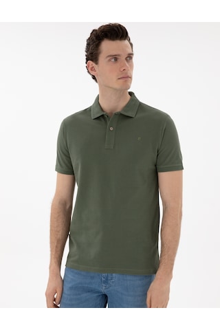 Pierre Cardin Erkek Haki Tişört Basic 50302561-vr027 Haki