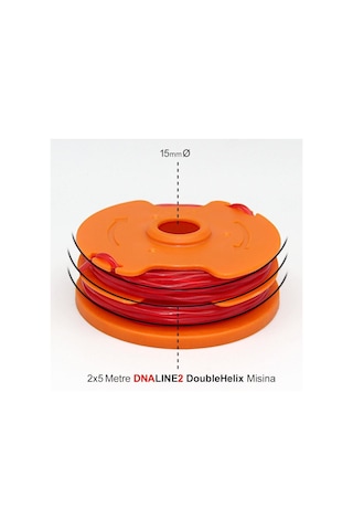 WORX WA0007 1.65mmX5Metre Çift Çıkışlı Duble Helix Spiral Burgulu Yedek Misina