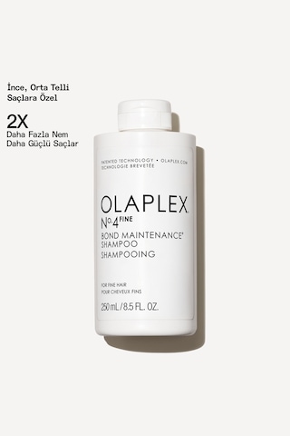 Olaplex No.4 Fine Bond Maintenance Shampoo - İnce Telli Saçlar İçin Bağ Güçlendirici Bakım Şampuanı - 250 Ml