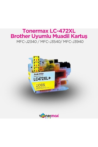 Brother Lc472xl Uyumlu Kartuş Sarı / Mfc-j2340 / Mfc-j3540/ Mfc-j3940