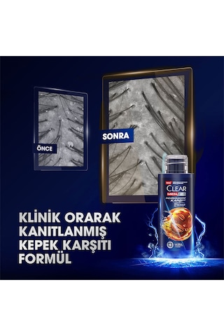 Clear Men Saç Dökülmesine Karşı Şampuan 90 Ml Beyaz