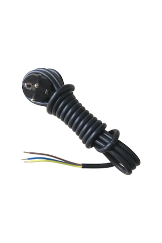 Tek-iş Ttr Cihaz Kablosu Cihaz Fişli Ttr Kablo Topraklı 3 X 1 Mm 3 Mt Siyah