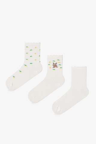 Penti Lemon Rabbit 3'lü Soket Çorap