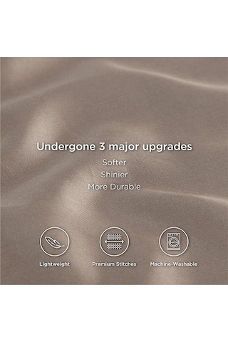 Mercan 2'li Saten Yastık Kılıfı Seti - Saç Ve Cilt İçin Havadar İpek Yastık Kılıfı Saten Yastık Kılıfı 2'li Paket Zarf Kapatmalı 76x51cm