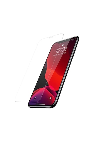 Baseus Apple Uyumlu iPhone 11 Pro 0.3Mm Ful Tempered Cam Ekran Koruyucu Şeffaf