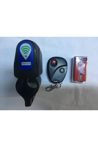 Uzaktan Kumandalı Bisiklet Alarmı 105 Db Siyah