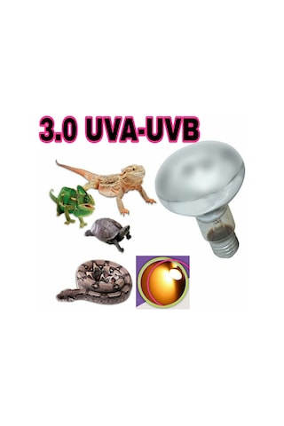 Uva-Uvb 3.0 Sürüngen Isıtıcı Lamba 100 Watt Uva-Uvb 3.0 Sürüngen Isıtıcı Lamba 100 Watt
