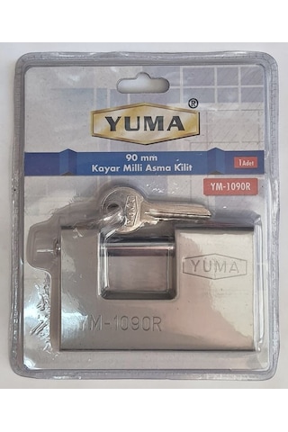 Yuma Kayar Milli Döküm Asma Kilit 90 Mm YM-1090R