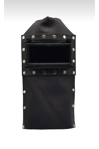 Melzohome Deri Kapaklı Kaynakçı Baş Maskesi