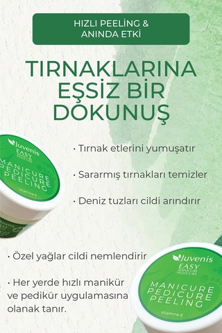 Juvenis Easy Manikür Pedikür Peelingi 250 ML