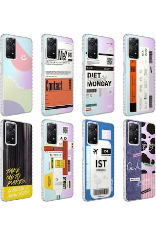 Redmi Note 11 Pro 5G Kilif Airbag Kenarli Renkli Desenli Elegans 562695468