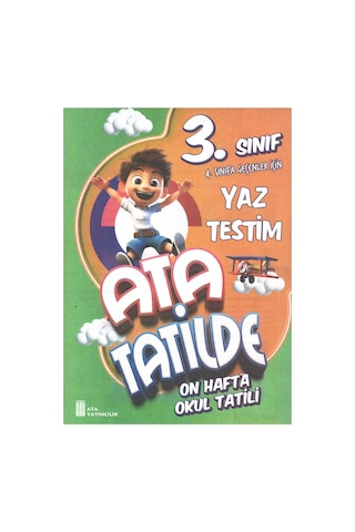 3.sınıftan 4.sınıflara Geçenler İçin Yaz Testim 2 Adet Hikaye Kitabı Hediyeli