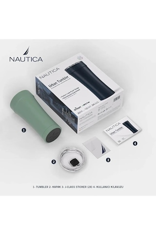 Nautica Urban Tumbler Termos Yeşil 590 ML Yeşil