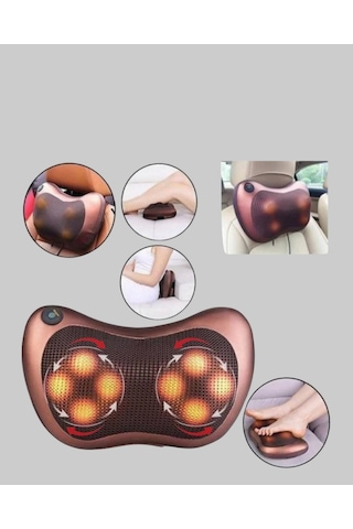 Ergonomik Derin Yoğurmalı Boyun Bel Sırt Masaj Cihazı Priz Nrzsnt - 42 Çakmak Girişli