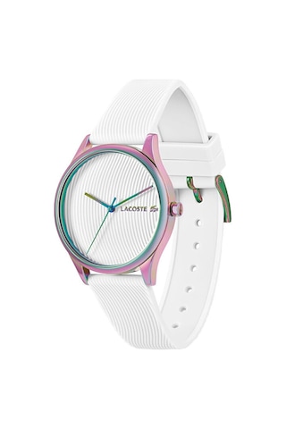 Lacoste 2001353 Quartz Silikon Beyaz Renkli Kasa 36 Mm Kadın Kol Saati