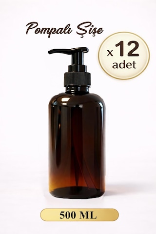 Amber 12 Adet Dispenser Şişe 500 Ml