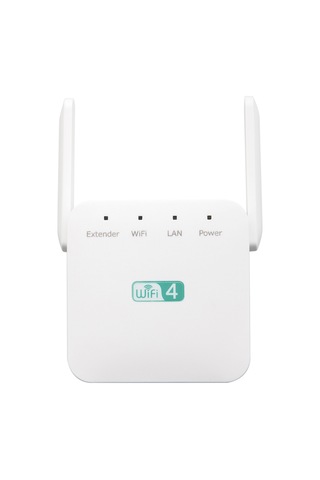 Dofolink 300mbps Wifi Sinyal Genişletici, Çift Dış Antenli, Yüksek Uyumluluk, Beyaz, Avrupa Standartı Wd-r611u