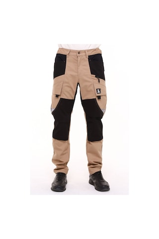 Uniprom İş Pantolonu Madrid Model 10 Cepli Full Likralı Diz Destekli Bej