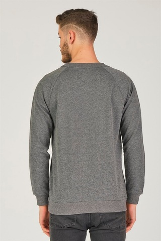 V4003 Dewberry Reglan Kol Erkek Sweatshırt-antrasit Antrasit