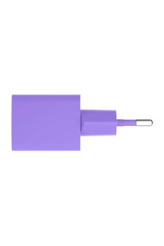 2scg20lnmr Ttec Smartcharger Gan 20w Pd Seyahat Hızlı Şarj Aleti + Usb-c - Lightning 120cm Kablo Neon Neon Mor