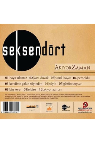 Seksendört - Zaman Akıyor - CD