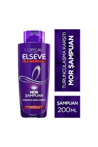 L'Oreal Paris Elseve Turunculaşma Karşıtı Mor Şampuan 2 x 200 ML