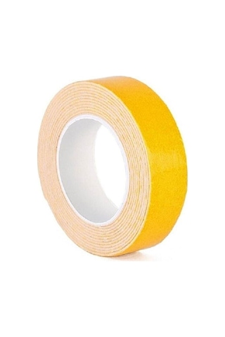 Çift Taraflı Köpük Bant Yapışkan 18mmx5mt Köpük Montaj Bandı