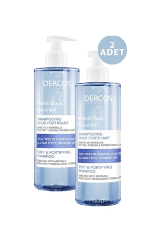 Vichy Dercos Mineral Soft Şampuan 2 x 400 ML