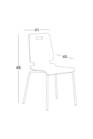 Biella Sandalye Turuncu