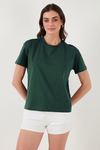 Lela Pamuklu Oversize Fit Bisiklet Yaka Bayan T Shirt 5866097 Nefti