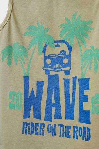 Defacto Erkek Bebek Bisiklet Yaka Palmiye Desenli Atlet E2341a525hskh271 Haki