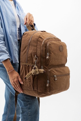 Baginn Kadın Sırt Çantası Hafif Kumaş Çok Cepli Kabin Boy Seyahat Çantası 43 30 Cm 001