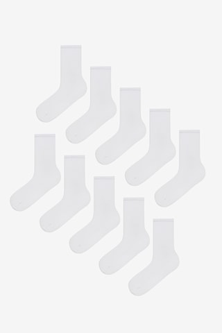 Penti Erkek Basic Beyaz 10'lu Soket