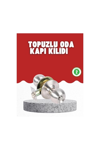 Buğz Estetik Güvenli Topuzlu Kapı Kilidi