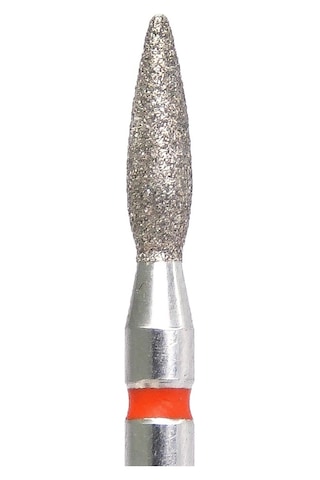 Kmiz Elmas Manikür Törpü Ucu 8mm Sivri Ateş Model Kırmızı 0.23 117968