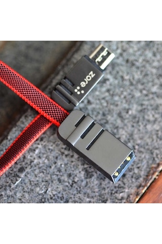 Zore Mest Micro Usb Kablo 1M-Siyah
