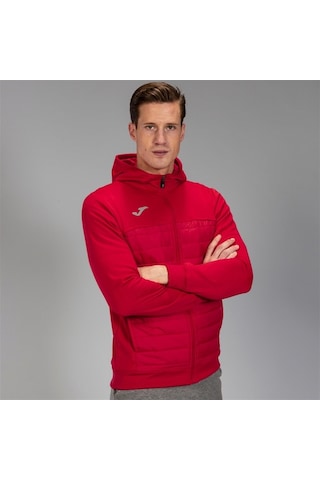 Joma Berna Jacket - Erkek Kırmızı Kapüşonlu Sweatshirt - 101103.6 Kırmızı