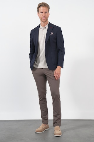 İmza Lacivert 6 Drop Slim Fit Pamuklu Ceket 1002260126