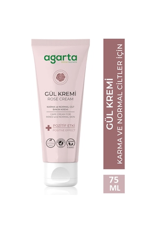 Agarta Doğal Gül Aromalı Nemlendirici El Ve Vücut Bakım Kremi 75 ML