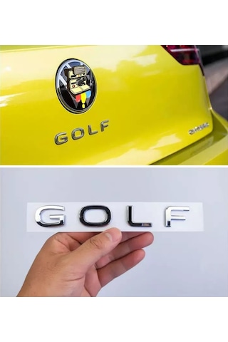 Volkswagen Golf Bagaj Yazı Abs Krom Renk Volkswagen Polo Rear Tru