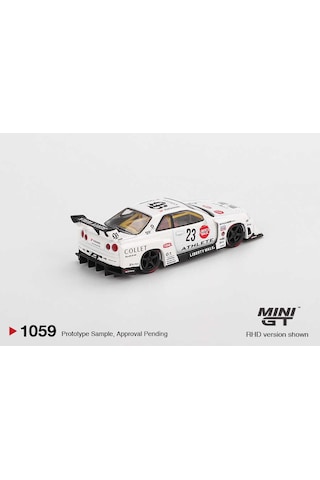 Mini Gt 1:64 Nissan Lb-er34 Super Silhouette Athlete/collet Diecast Model Araba Beyaz